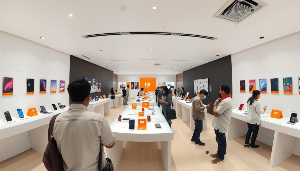 Authorized Xiaomi retail store in Bangladesh with price displays Authorized Xiaomi retail store in Bangladesh with price displays