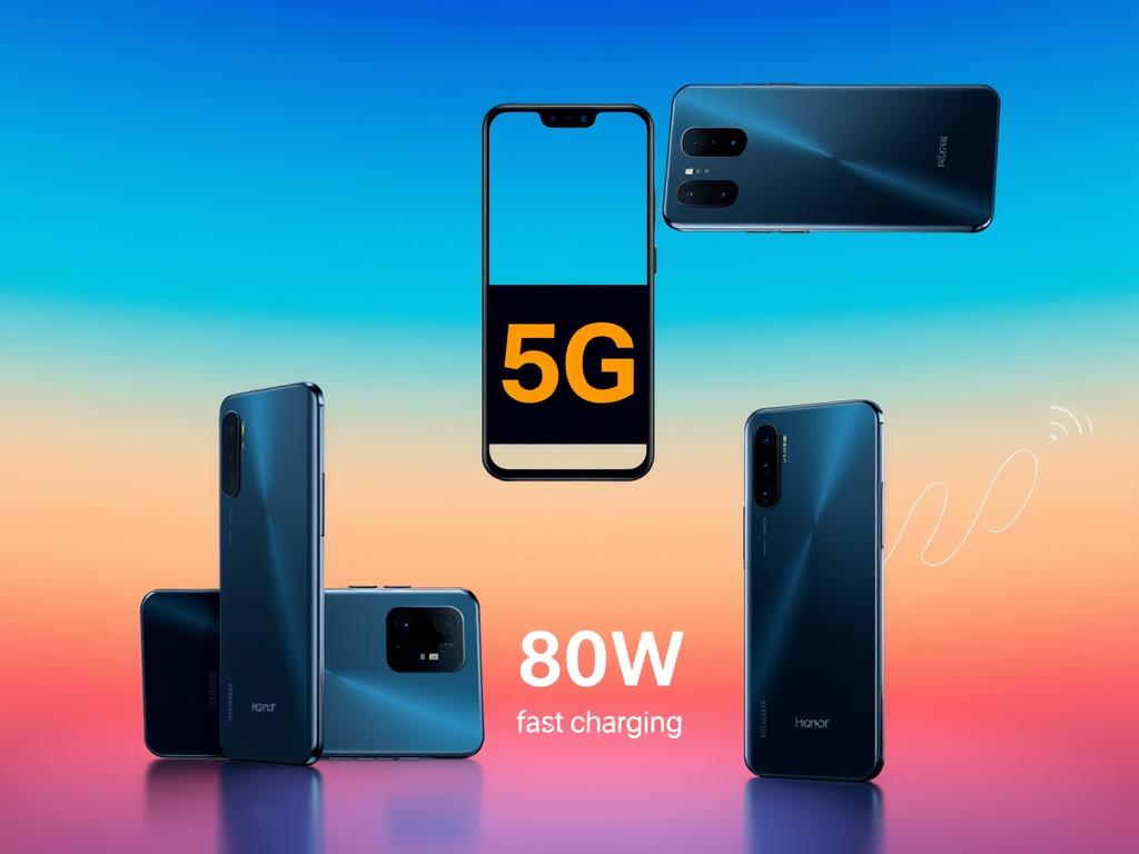 Honor 400 5G smartphone with its key features highlighted