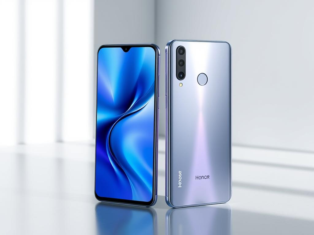 Honor X5b Plus smartphone showing its display and camera