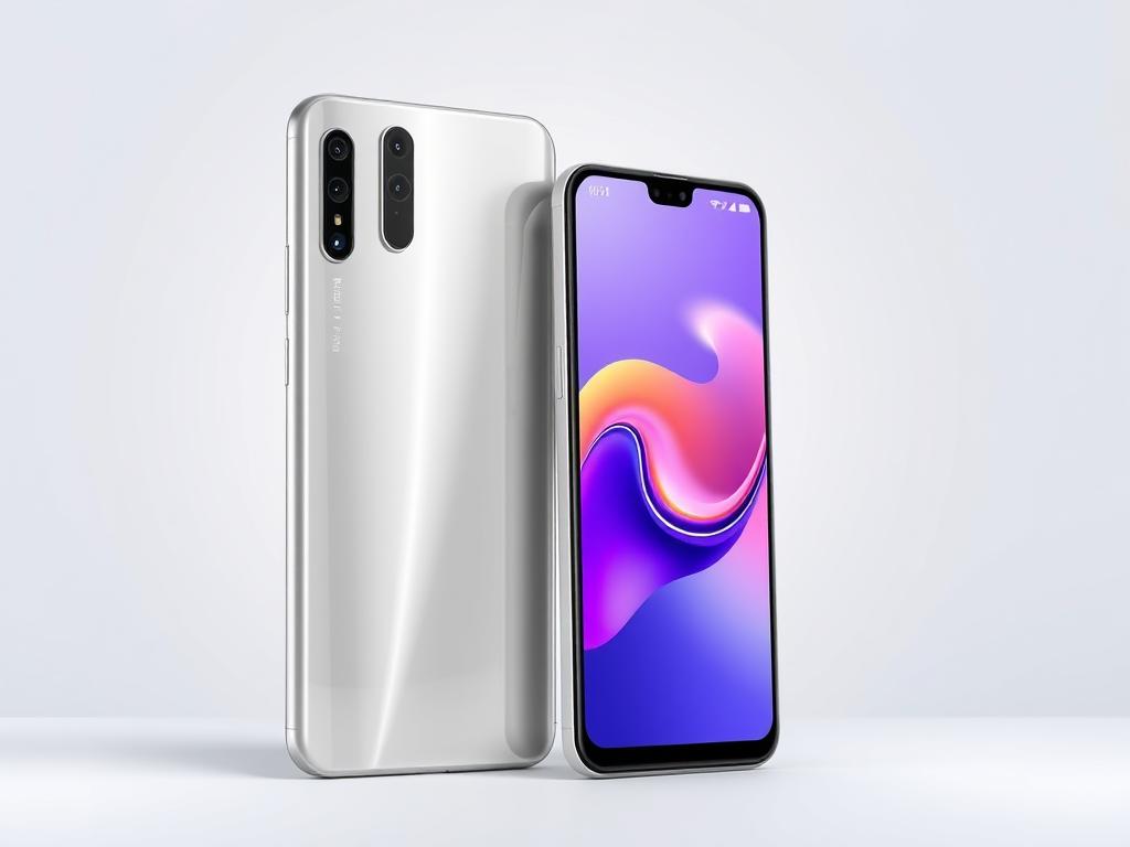 Infinix Smart 9 HD smartphone showing its design and display features