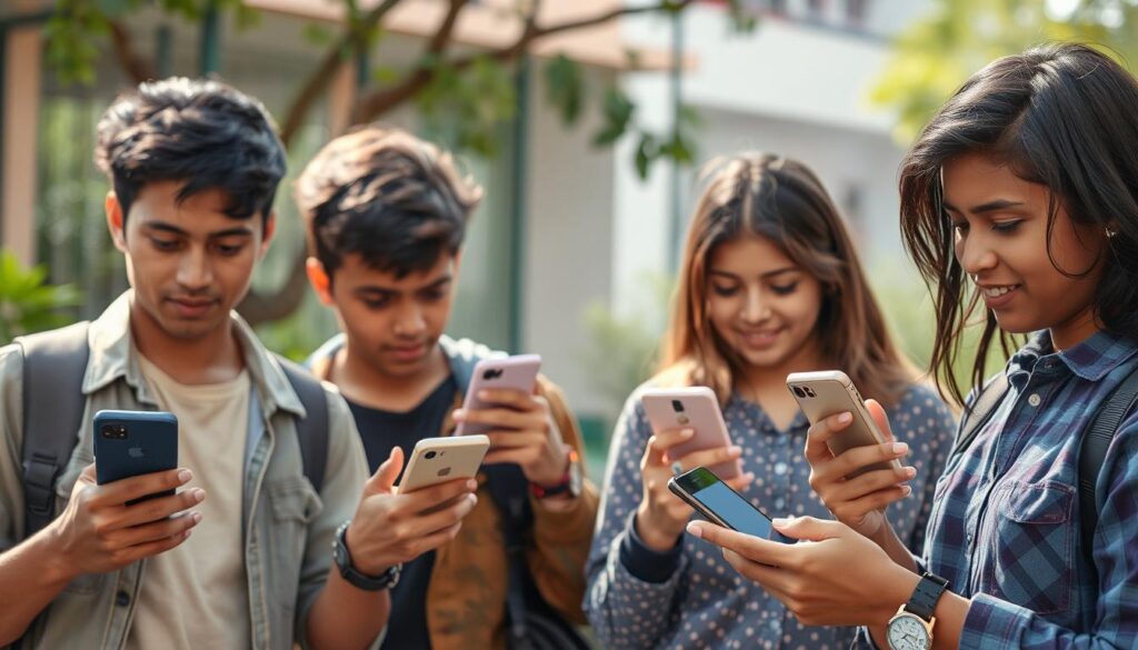 Infinix Smart series smartphones being used in everyday situations