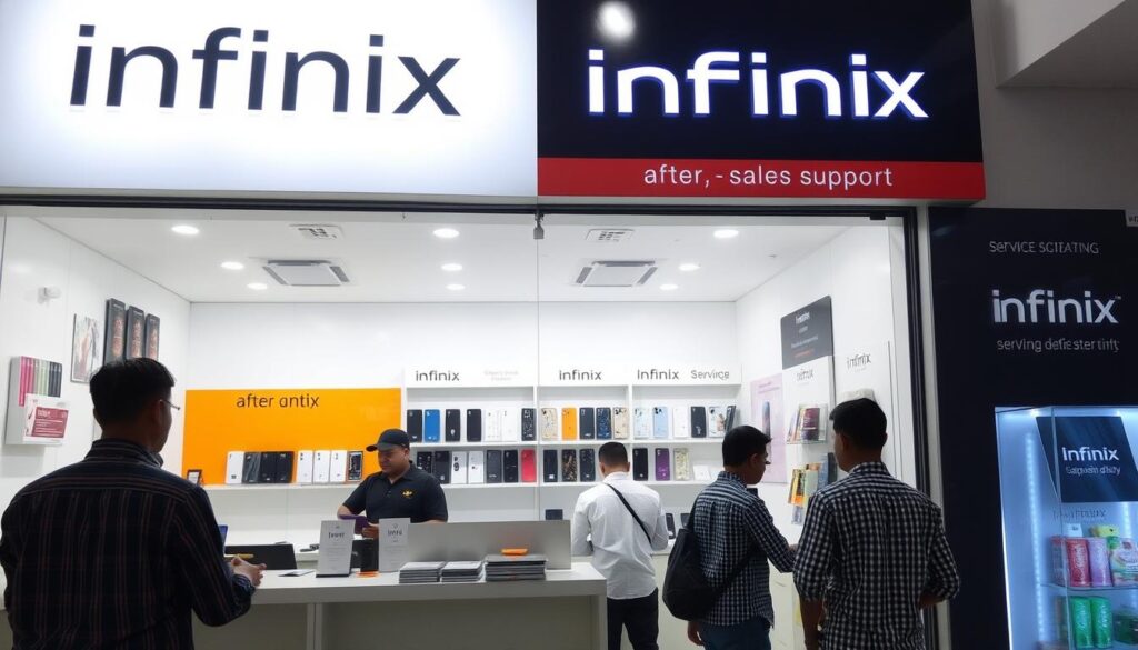 Infinix service center in Bangladesh providing customer support
