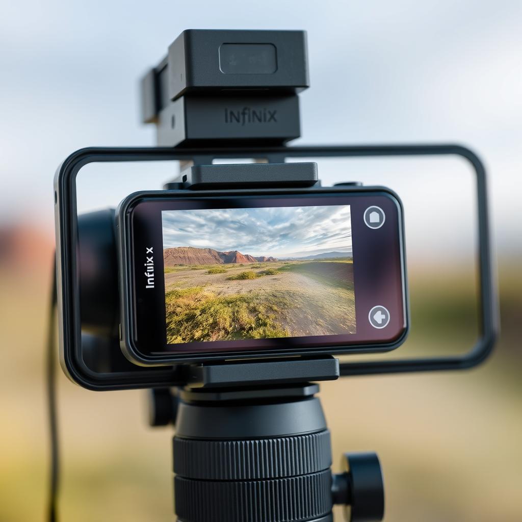 Infinix smartphone camera system with sample photo quality