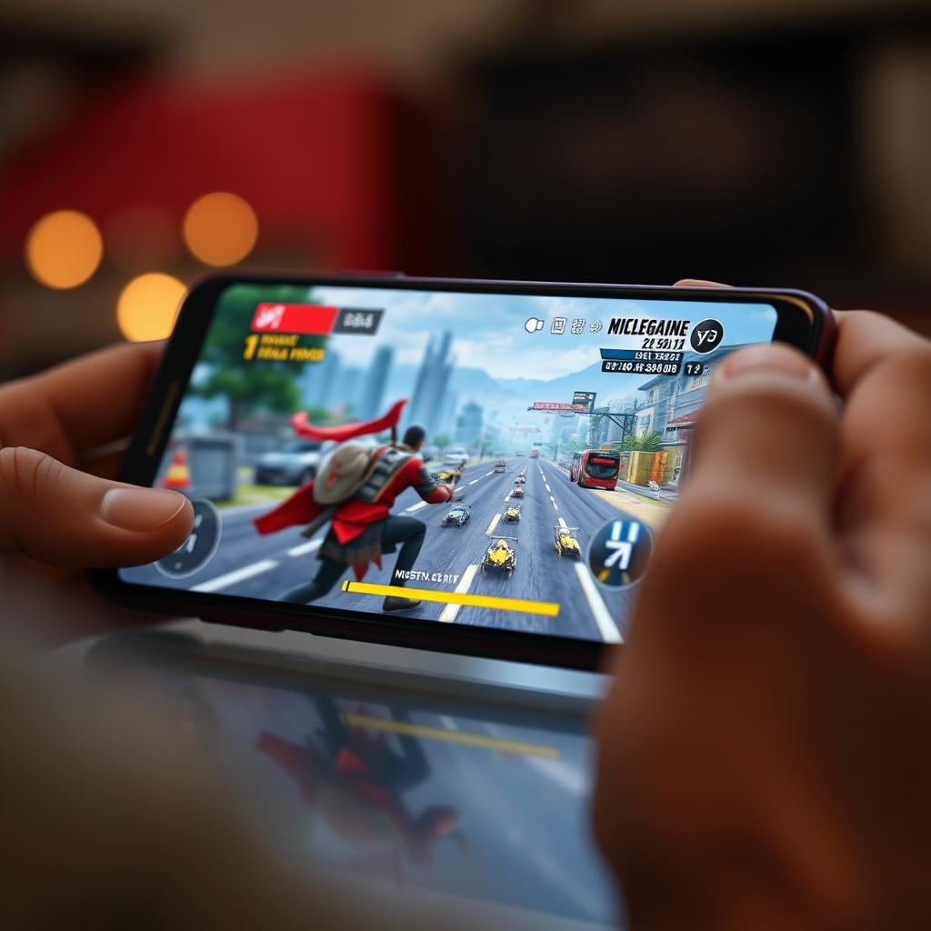 Infinix smartphone running a demanding game smoothly