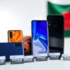 Latest Huawei smartphones displayed with price tags in Bangladesh currency