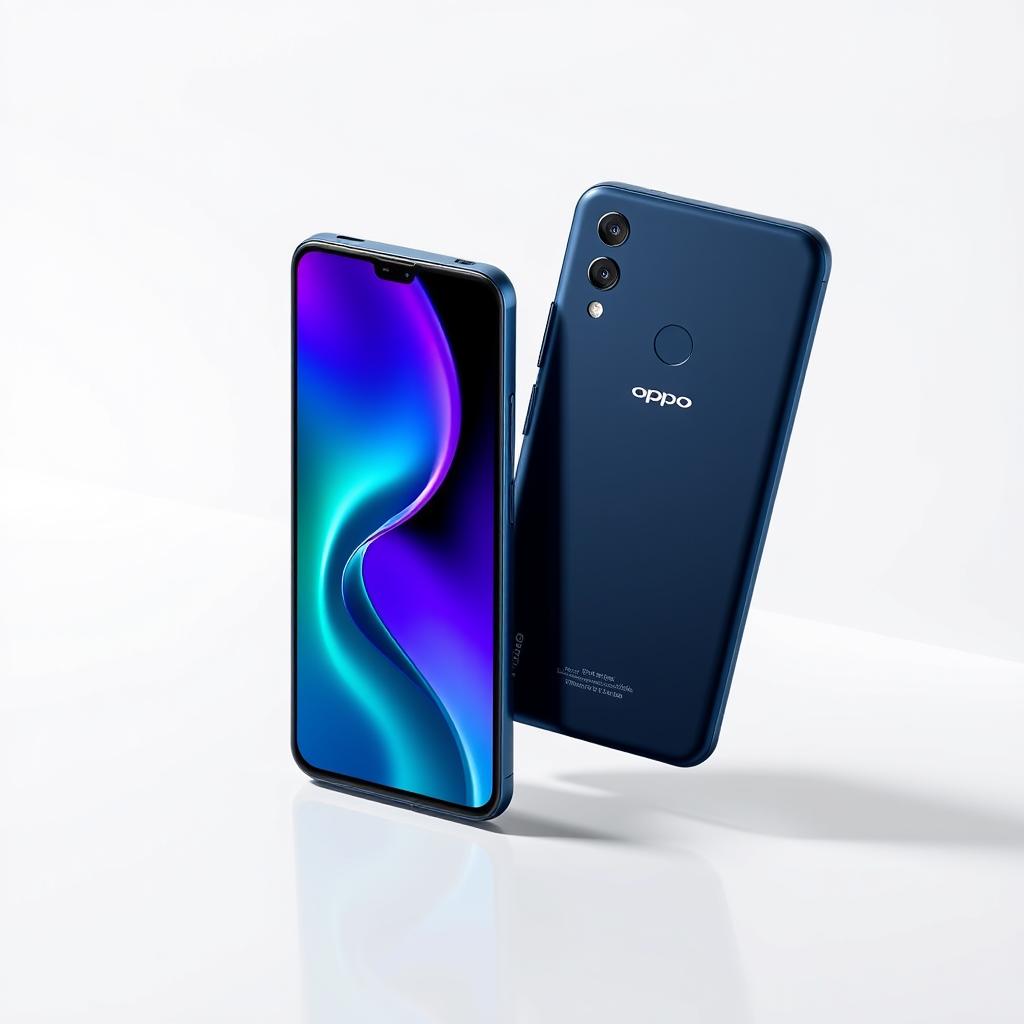 Oppo A5 smartphone with its large battery and fast charging highlighted