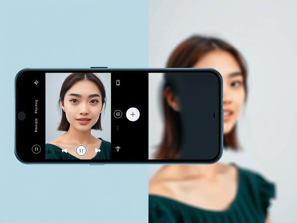 Oppo AI camera technology showcasing portrait mode capabilities