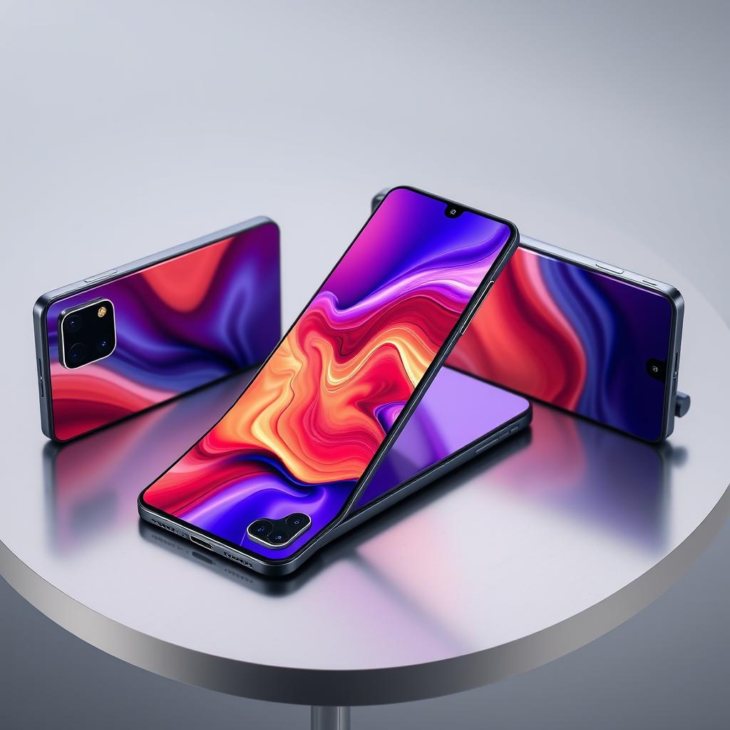 Oppo Reno12 5G smartphone with its premium features highlighted