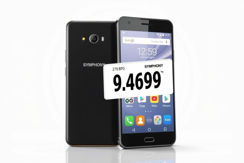 Symphony Z70 smartphone with price tag in Bangladesh