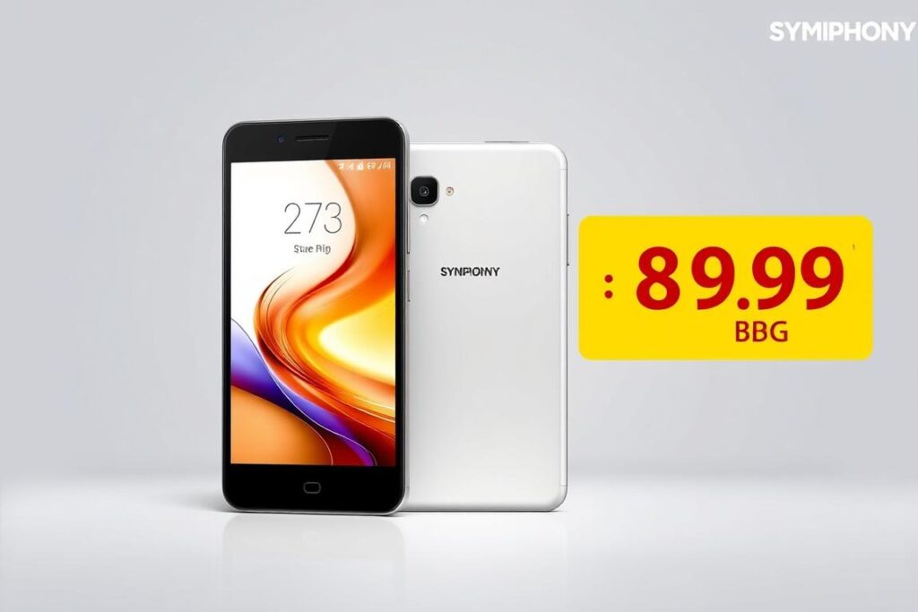 Symphony Z72 smartphone with price tag in Bangladesh