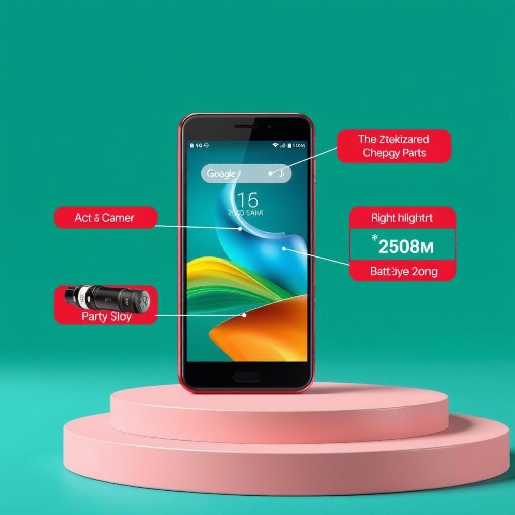 Tecno Spark 40 budget smartphone showing key features