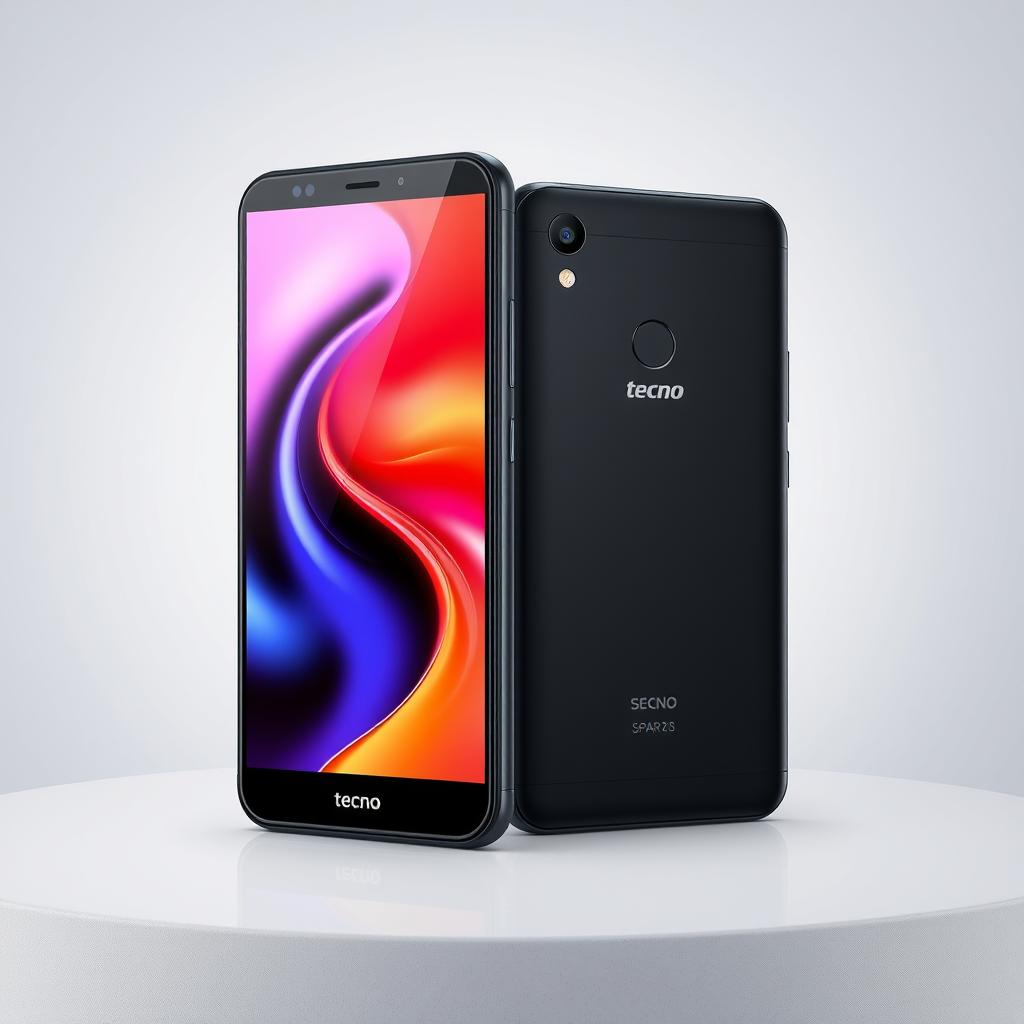Tecno Spark Go 2 budget smartphone front and back view