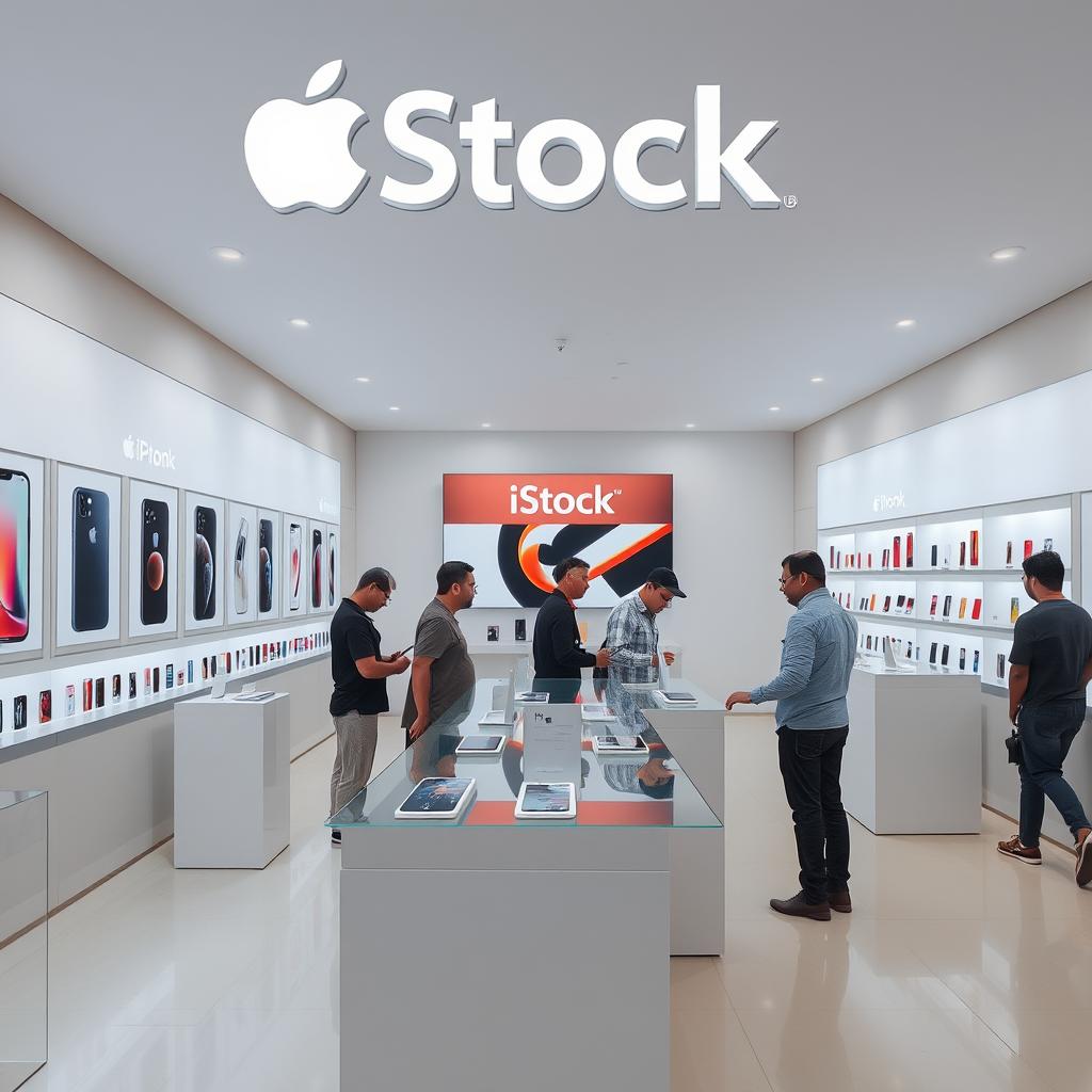 iStock BD store showing iPhone products iStock BD store showing iPhone products