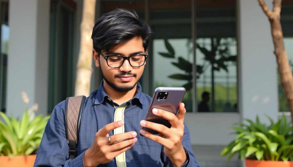 Samsung Galaxy A05s being used in everyday Bangladeshi settings