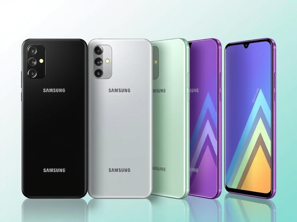 Samsung Galaxy A05s shown in multiple color variants available in Bangladesh